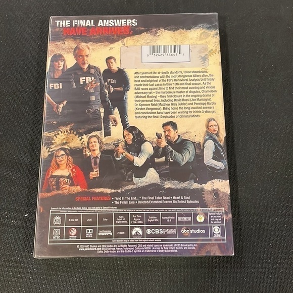 Criminal Minds The Final Season NWT - Picture 2 of 2